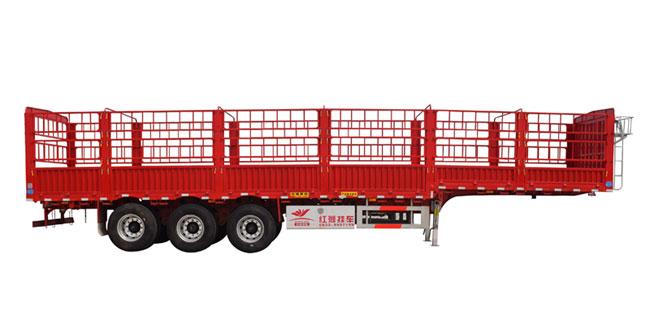 china factory price cargo Fence semi trailer for livestock